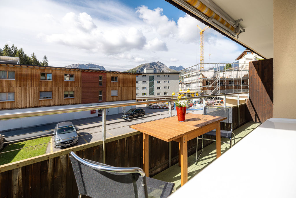 Balcony overlooking Arosa street